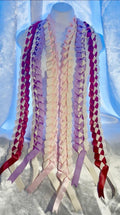Two Tone Ribbon Leis