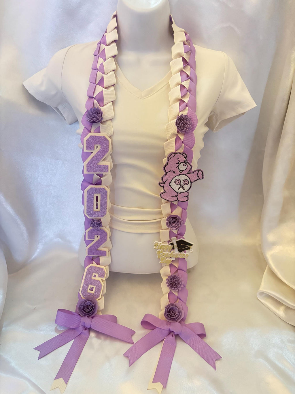 Share Care Bear Graduation Leis