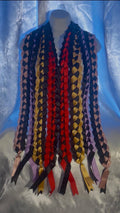 Two Tone Ribbon Leis