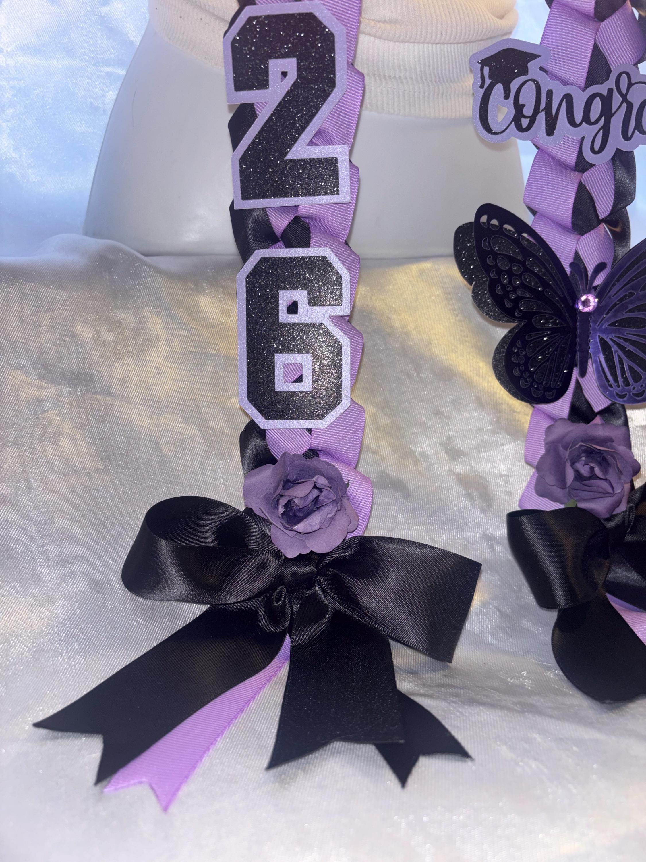 Graduation Lei Butterfly & Floral Theme (Class of 2026)