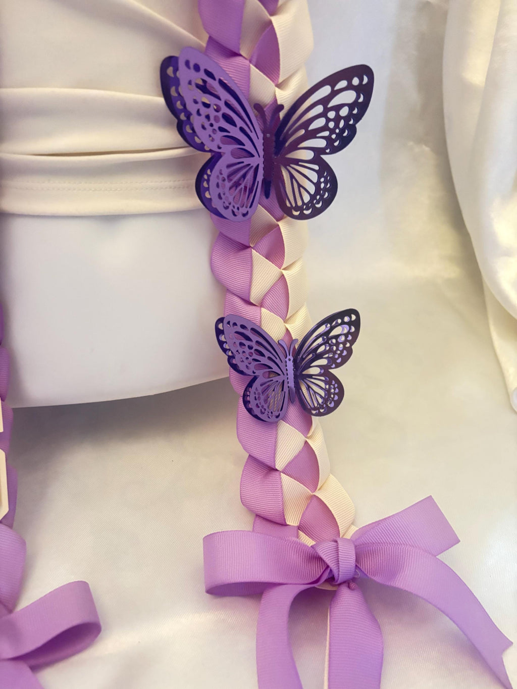 Butterfly Violet Graduation Leis