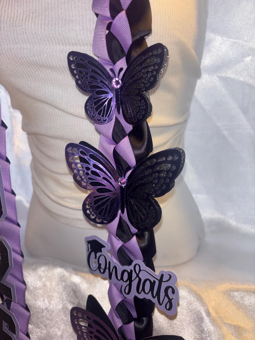Graduation Lei Butterfly & Floral Theme (Class of 2026)